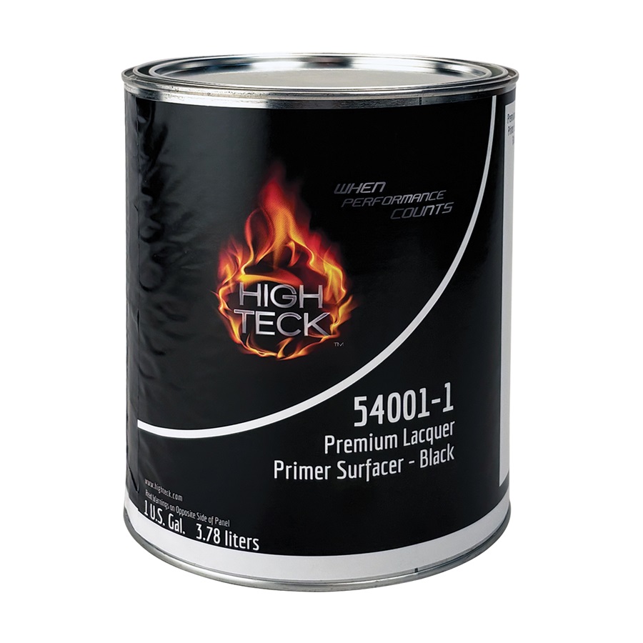 High Teck™ Premium Lacquer Primer Surfacer - Black, Gal